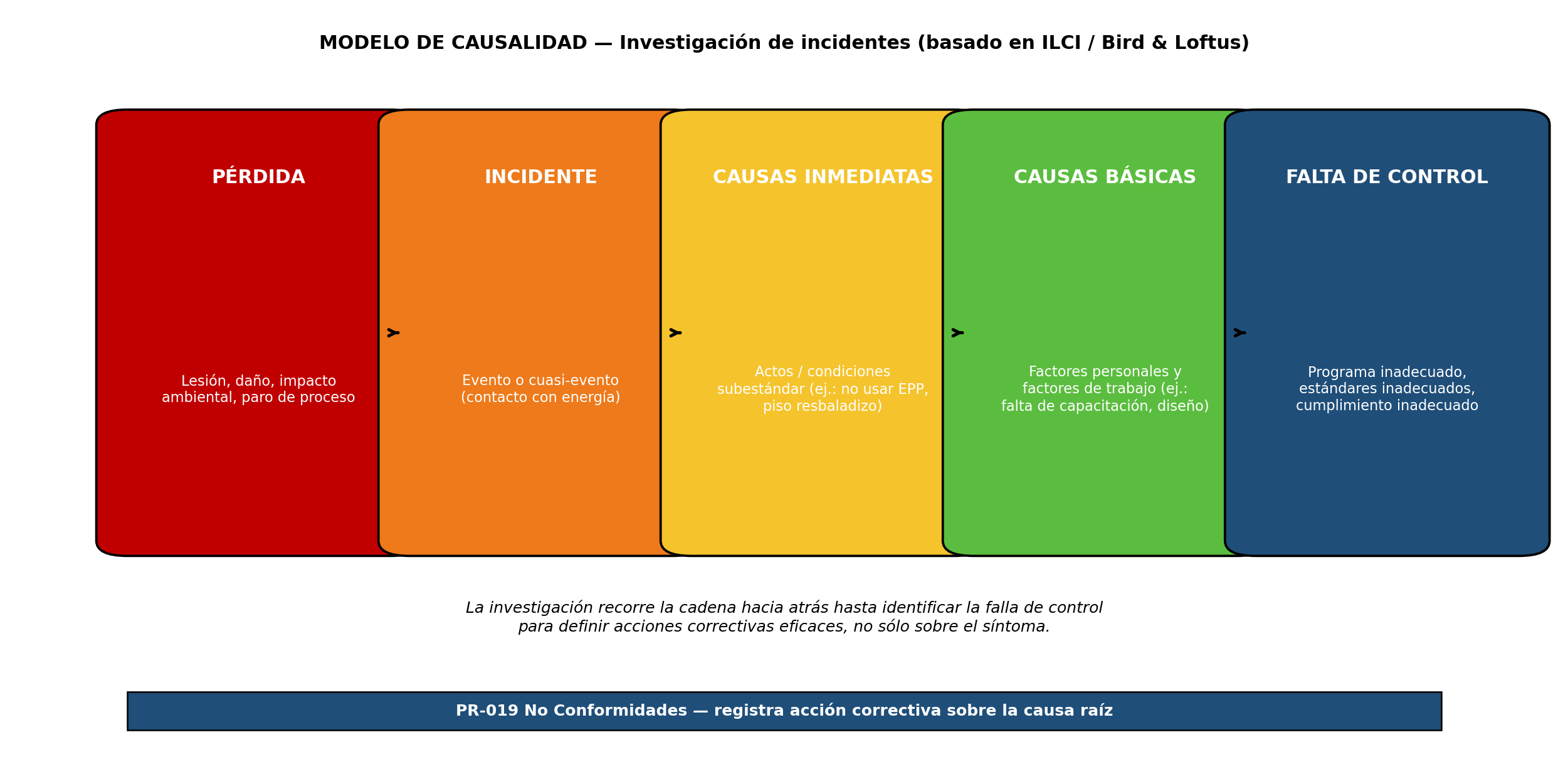 Modelo de causalidad ILCI